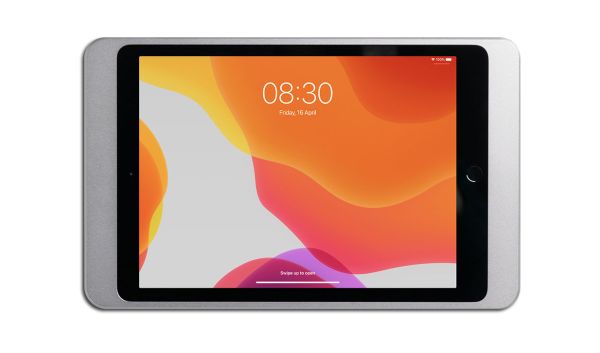 Dame Wall Tablethalterung für iPad 10.2" / 10.5" silber eloxiert