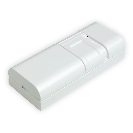 LED Schnurdimmer mit Stellwalze und Schiebeschalter T21.07, 110VA, weiß