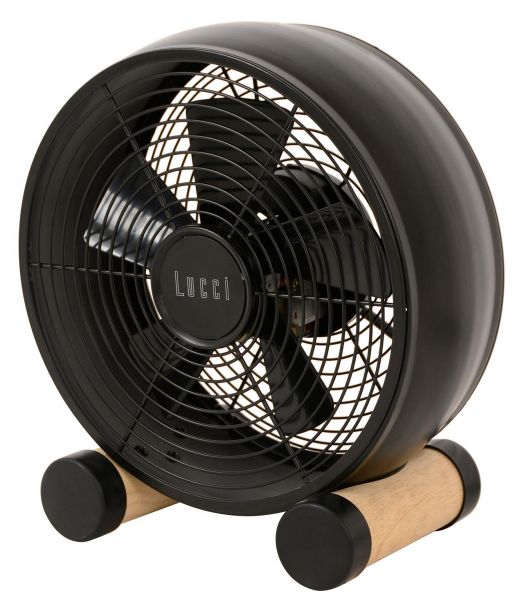 LucciAir - Tischventilator Breeze, Farbe Black