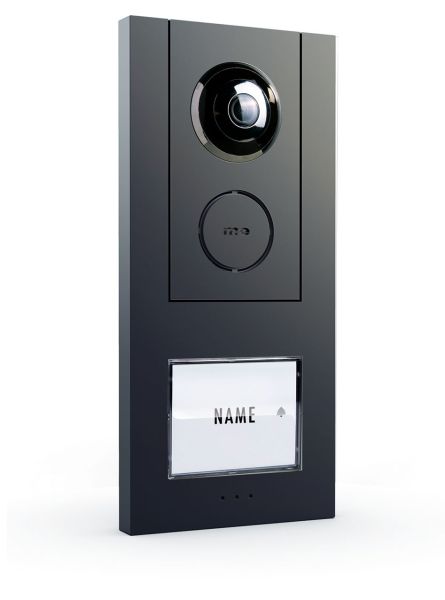WLAN-Videotürsprechstation für Smartphone 1-Familienhaus Vistasmart VS-11 Anthrazit