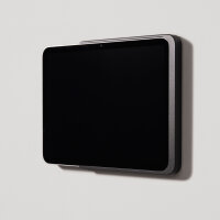 Dame Wall Home Tablethalterung für iPad Pro 13" schwarz eloxiert